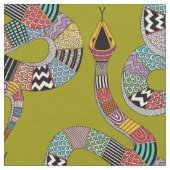 Grüne Schlangenkraut Stoff (Nahaufnahme)