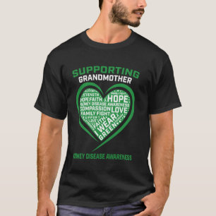 Grüne Schleife Oma Nierenerkrankung Bewusstsein  T-Shirt