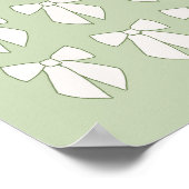 Grüne Schleifen Coquette Poster (Ecke)