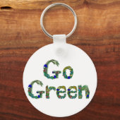 Grüne Schlüsselkette Schlüsselanhänger (Vorderseite)