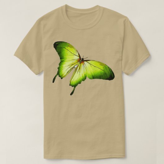 Grüne Schmetterlinge 5 1 T-Shirt (Design vorne)