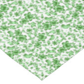 Grüne Schmetterlinge Blume Frühlingsblüte Tischdecke (Schrägansicht)