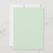 Grüne Schmetterlinge Burst House Erwärmung Party E Einladung (Rückseite)