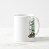Grüne Schmetterlinge in Bell Jar 2 Kaffeetasse (VorderseiteRechts)