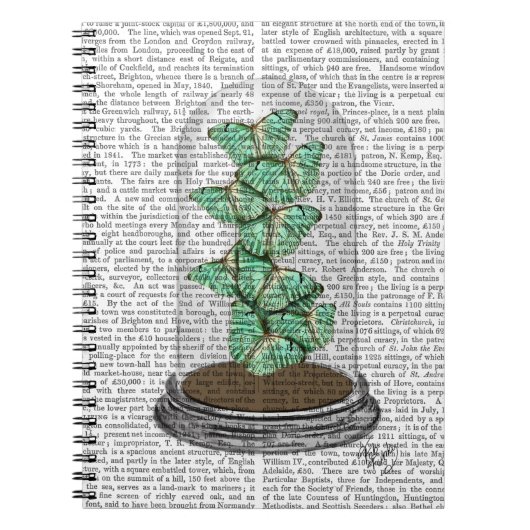 Grüne Schmetterlinge in Bell Jar 2 Notizblock (Vorderseite)