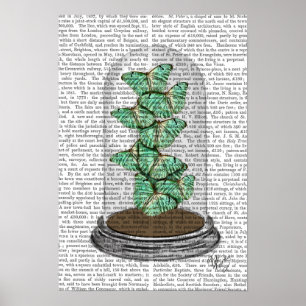 Grüne Schmetterlinge in Bell Jar Poster
