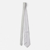 Grüne Schmetterlinge Krawatte (Rückseite)