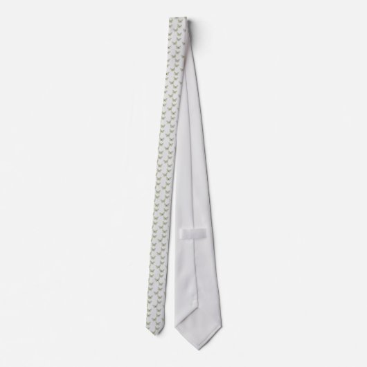 Grüne Schmetterlinge Krawatte (Rückseite)