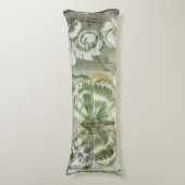 Grüne Schmetterlings-Einfügung mit Ironwork-Tor Seitenschläferkissen (Vorderseite Vertikal)