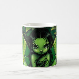 "Grüne Schmetterlings-Fantasie-" Tasse