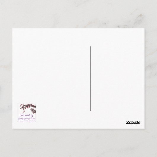 Grüne Schneeflocke Benutzerdefinierte Postkarten D (Rückseite)