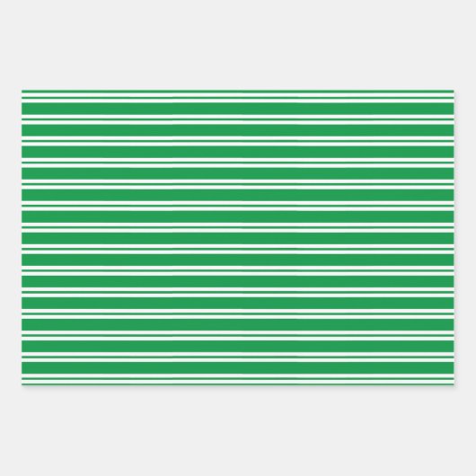 Grüne Schneeflocke Geschenkpapier Set (Vorderseite 2)