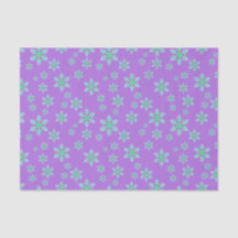 Grüne Schneeflocken mit violettem Hintergrund