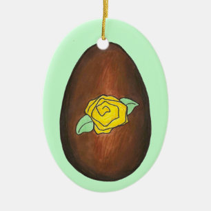 Grüne Schokolade Buttercreme Ostereier Ornament