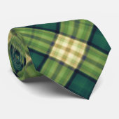 Grüne schottische Krawatte (Gerollt)