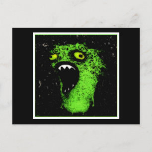 Grüne Schreie Postkarte