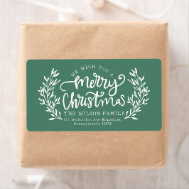 Grüne Schriftfamilie