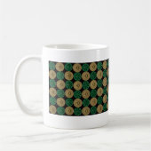 grüne Schrotflinte-Muscheln Kaffeetasse (Links)