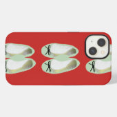 Grüne Schuhe iPhone Hülle (Rückseite (Horizontal))