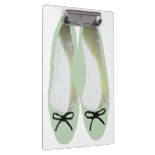Grüne Schuhe Klemmbrett (Rechts)