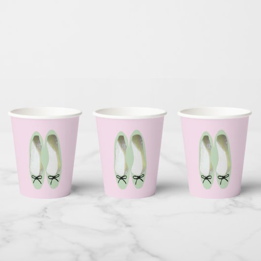 Grüne Schuhe Papier-Cup Pappbecher (Multi)