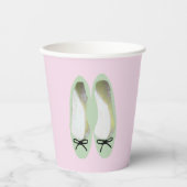 Grüne Schuhe Papier-Cup Pappbecher (Vorderseite)