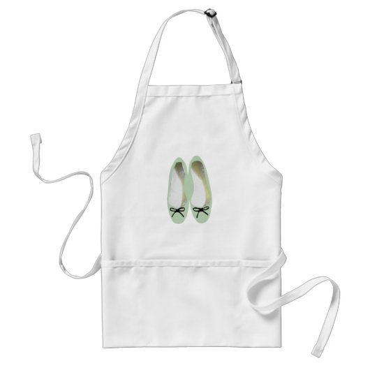 Grüne Schuhe Schürze (Vorne)