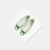 Grüne Schuhe Serviette (Ecke)