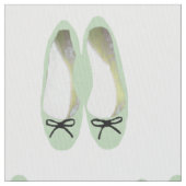 Grüne Schuhe Stoff (Nahaufnahme)