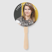 Grüne Schulfarben, Personalisierter Abschluss 2020 Fächer (Rückseite)