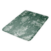 Grüne Schuppenbahn Badematte (Schrägansicht)