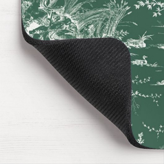 Grüne Schuppenbahn Mousepad (Ecke)