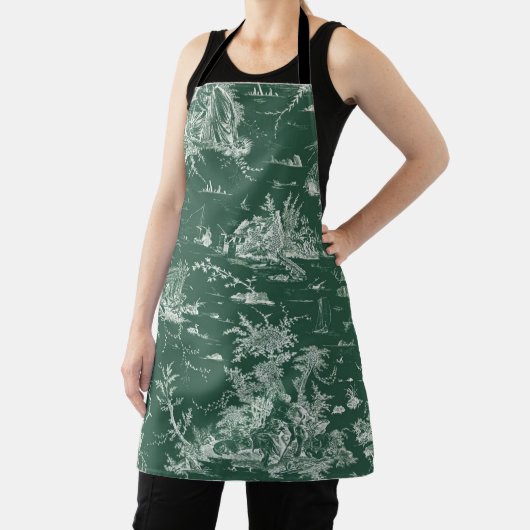 Grüne Schuppenbahn Schürze (InSitu)