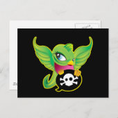 Grüne Schwalbe Postkarte (Vorne/Hinten)