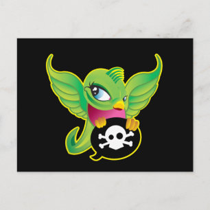 Grüne Schwalbe Postkarte