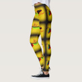 Grüne Schwanz brünette Meerjungfrauen gelb Leggings (Links)