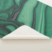 Grüne, schwarze und silberne Marmorplatte Decken (3/4)