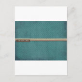 GRÜNE SCRAPBOOK-ERINNERUNGEN POSTKARTE (Vorderseite)