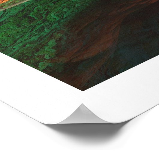 Grüne See Poster (Ecke)