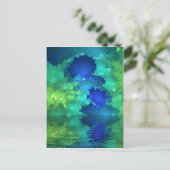 Grüne See Postkarte (Stehend Vorderseite)