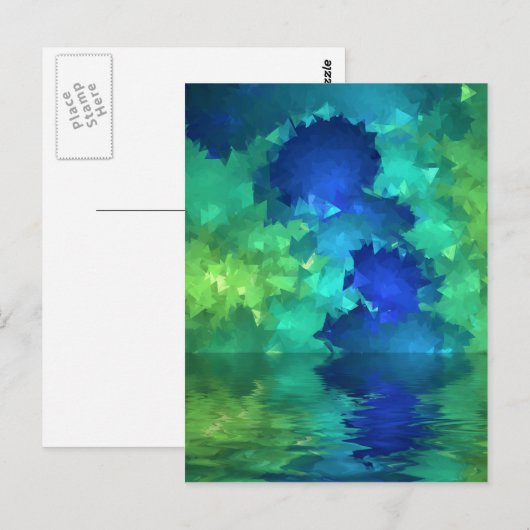 Grüne See Postkarte (Vorne/Hinten)