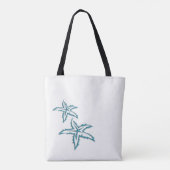 Grüne Seestern Tasche (Rückseite)