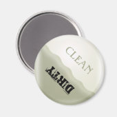 Grüne Seife Elegante Geschirrspüler Magnet (Vorderseite/Rückseite)