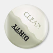 Grüne Seife Elegante Geschirrspüler Magnet (Vorne)