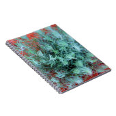 Grüne Seite auf Rotem Sand Notizblock (Rechte Seite)