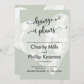 Grüne Seite des Herzens vertagt Hochzeitänderung P (Vorne/Hinten)