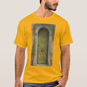 Grüne, seltsame Tür 2 T-Shirt