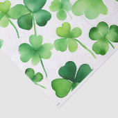 Grüne Shamrocks Seidenpapier (Ausschnitt)