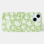 Grüne Shells Personalisiert Case-Mate iPhone Hülle (Rückseite (Horizontal))