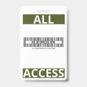 Grüne Sicherheitsgarde kreieren Ihren eigenen Mita Ausweis (Rückseite)